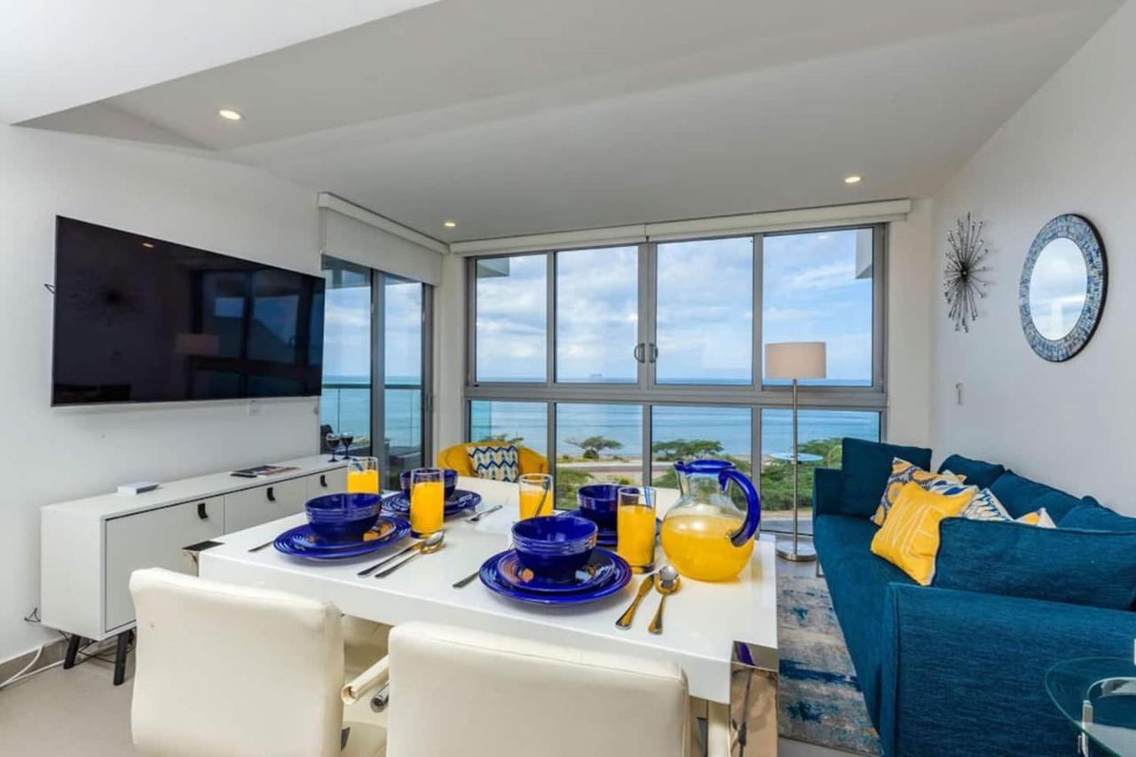 Breath Taking Beach Front Views Condo Eagle Beach Palm Beach Eksteriør billede