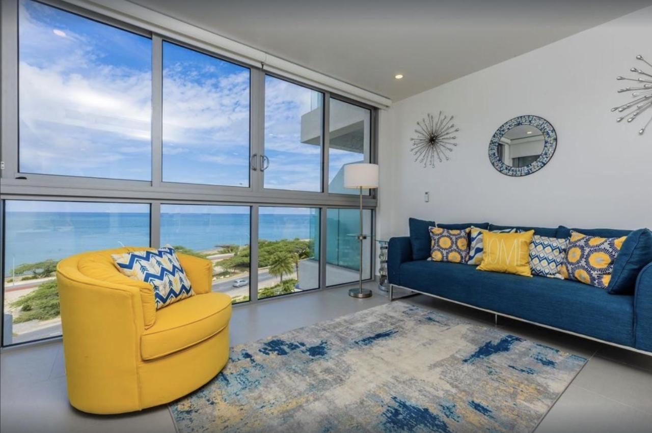 Breath Taking Beach Front Views Condo Eagle Beach Palm Beach Eksteriør billede